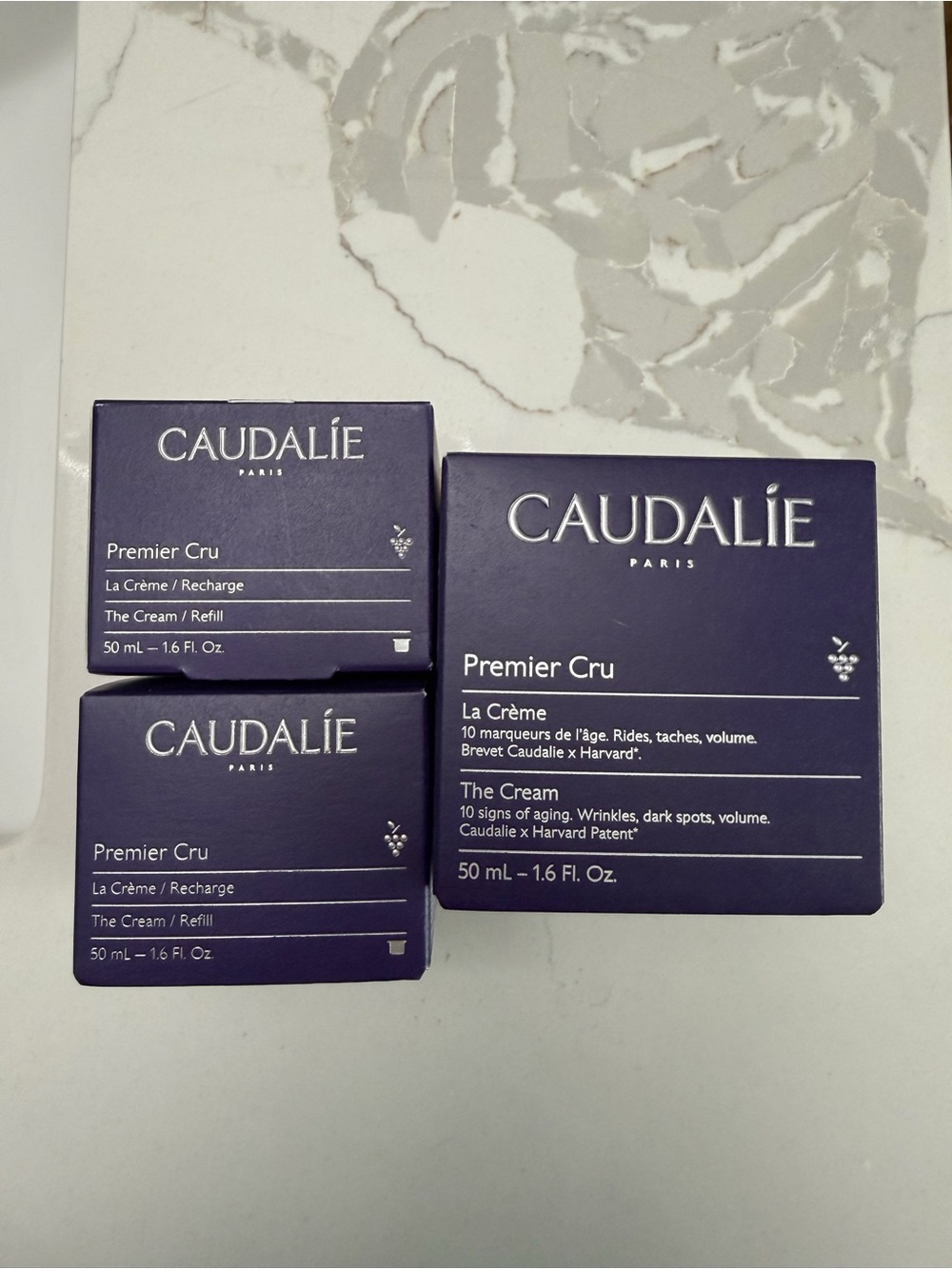 Caudalie Premier Cru The Cream + 2 Refills (New, Sealed)